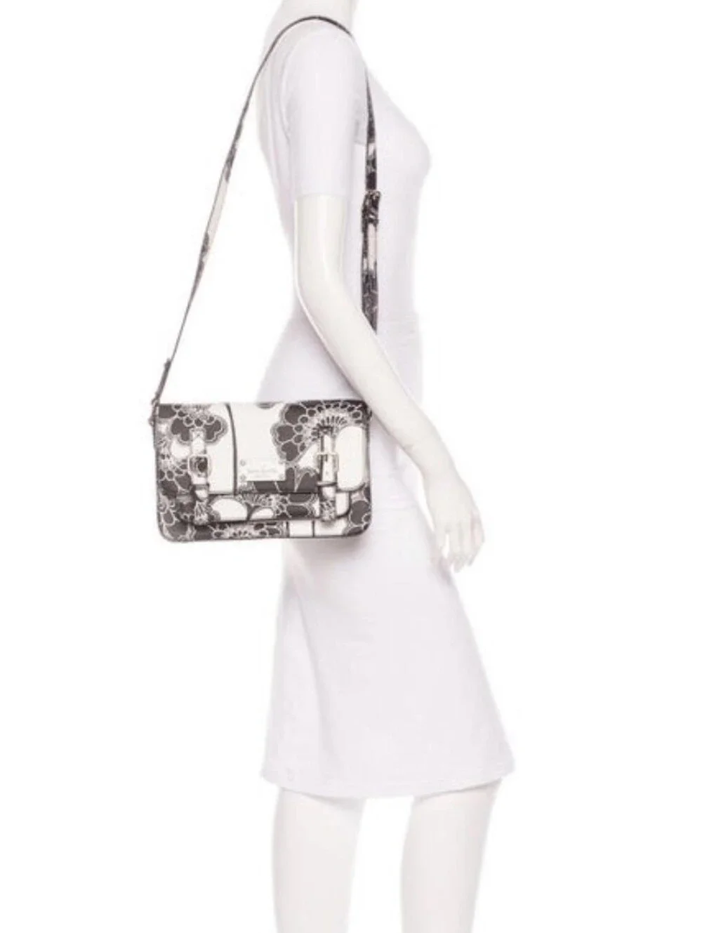 Kate Spade +Florence  Broadhurst Collaboration Japanese Floral Scout Crossbody